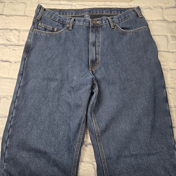 Rugged Wear Men's Fleece Lined Jeans Winter Outdoor Gorpcore Workwear size 36x36 - Picture 4 of 13